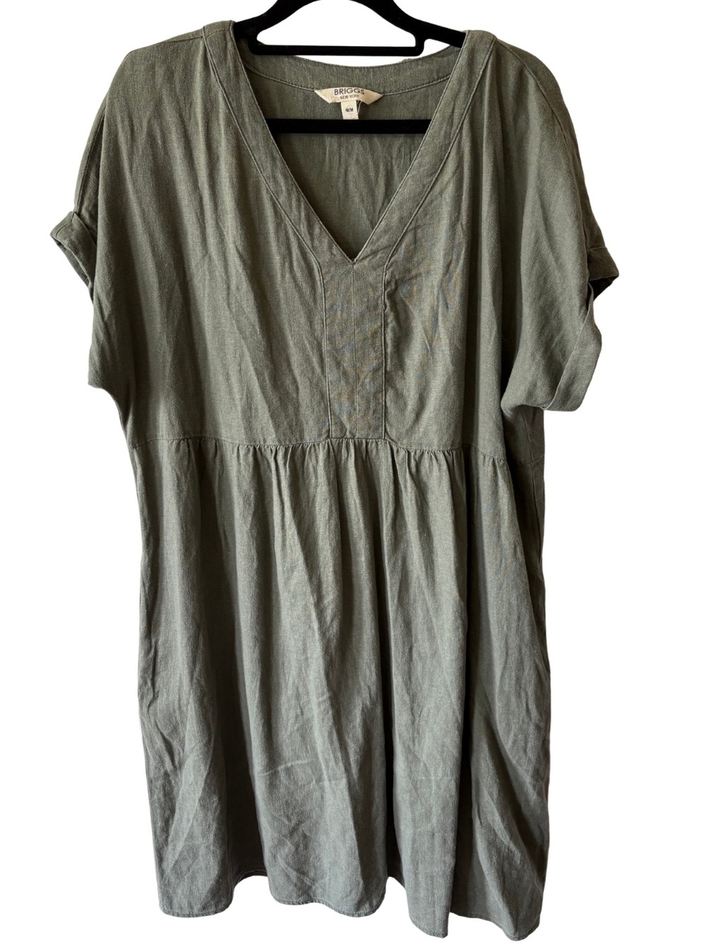 100% Linen | Sage Green Dress